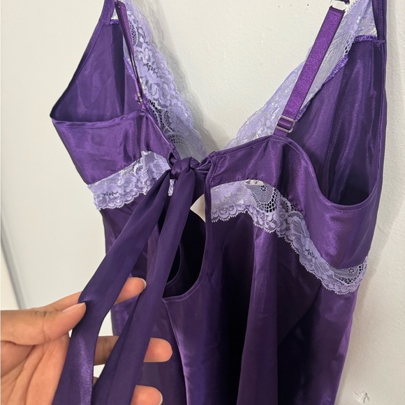 Torrid Purple Lace Trim Nightgown - Picture 6 of 7